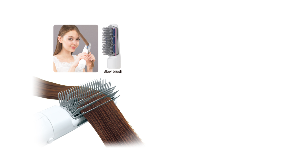 Blow brush for straight style