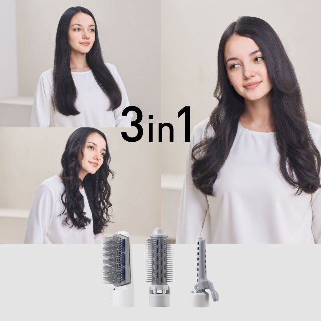 3-in-1 Styling Versatility