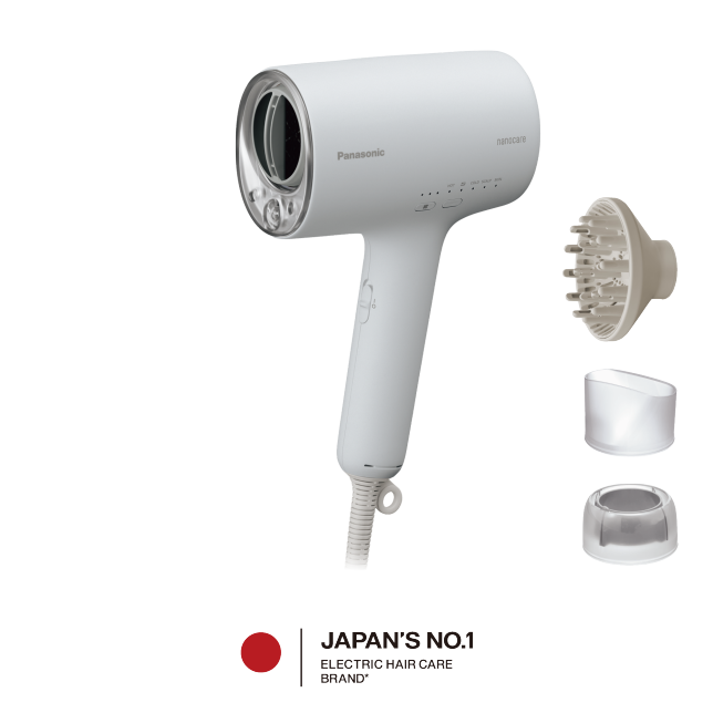 Photo of nanocare Hair Dryer EH-NA0J<br>nanoe™ MOISTURE+ and Mineral : Mist Gray
