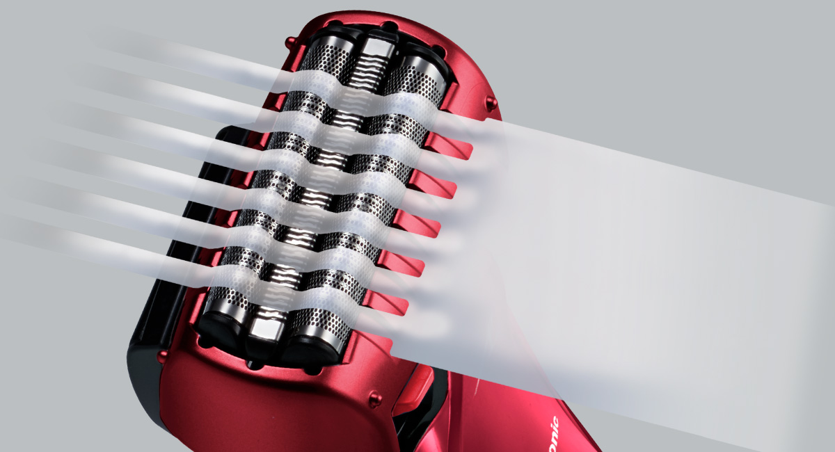 Foaming-through head