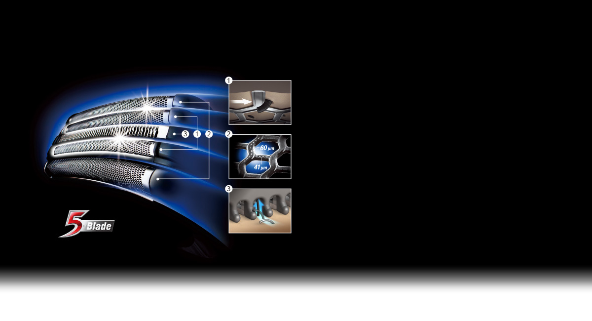 A close shave that’s gentle
to the skin