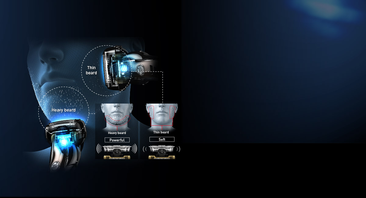 Shaving sensor for optimum results