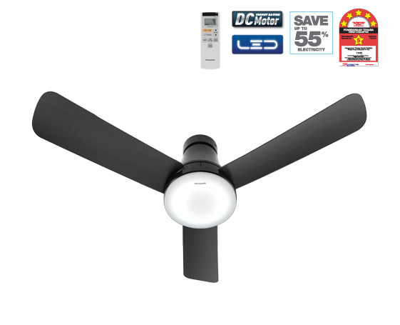 LED 3 Blade Ceiling Fan F-M12GX VBHQH (48")
