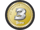 3-Year DC Motor Warranty