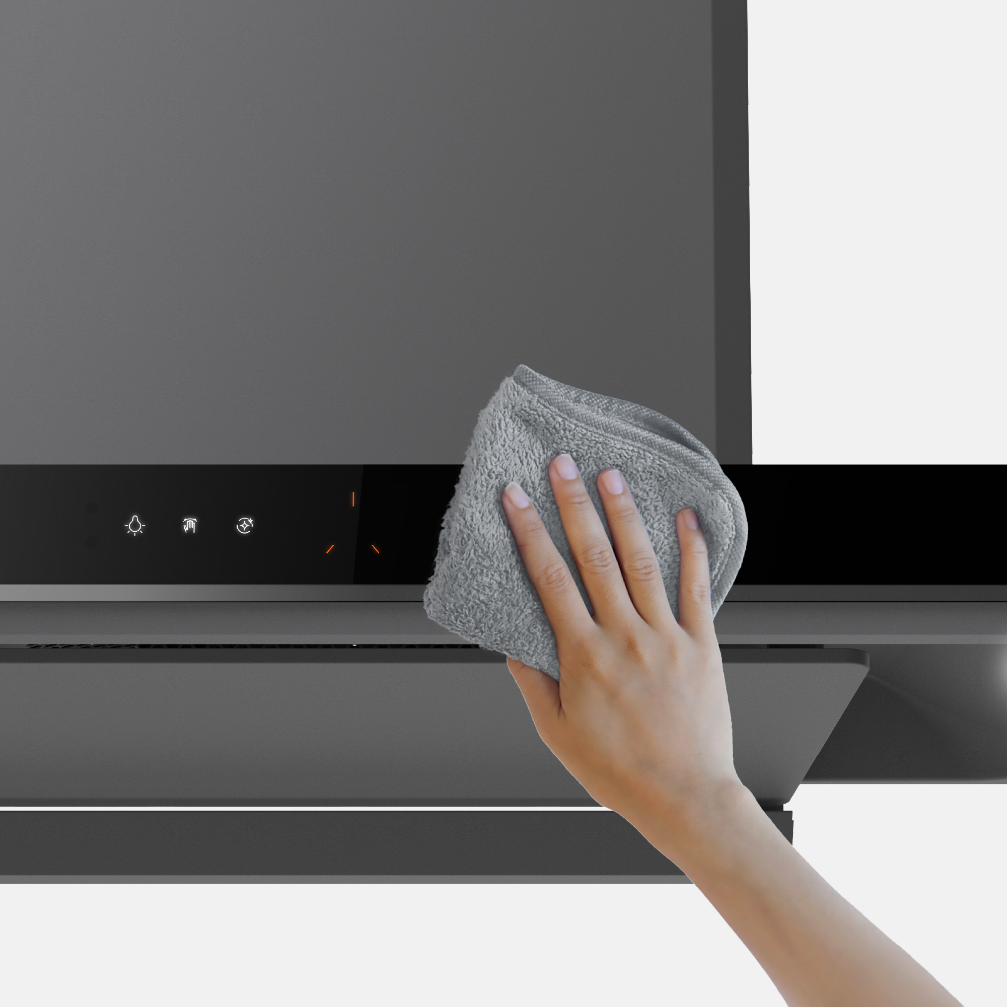 Easy-to-Wipe Glass Panel