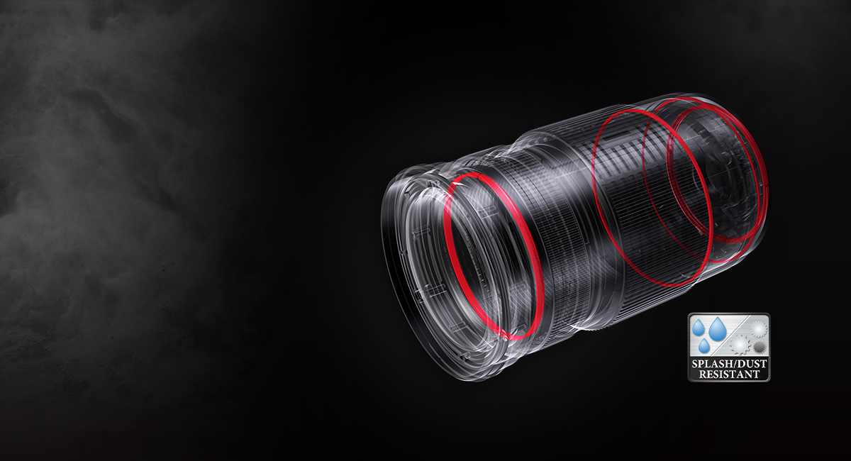 Splash/Dustproof – more creative options