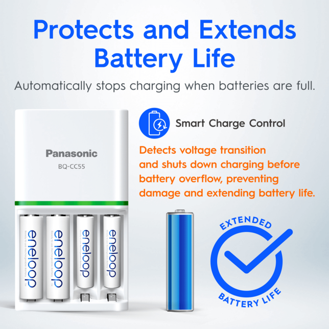 Protects and Extends Battery Life