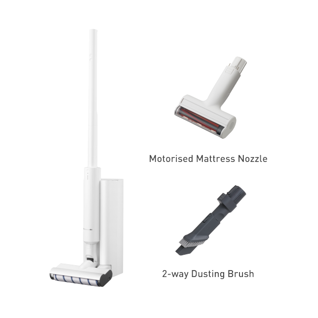 Photo of Stick and Handheld Vacuum Cleaner with All-in-One Clean Dock MC-KC1W247