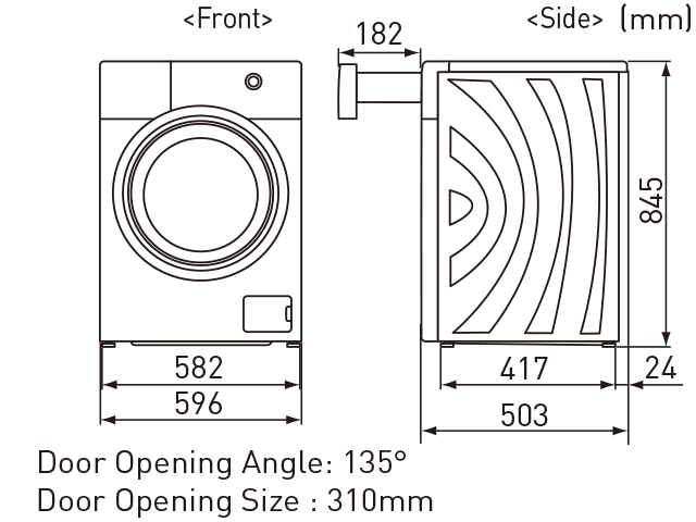 INSTALLATION SPACING