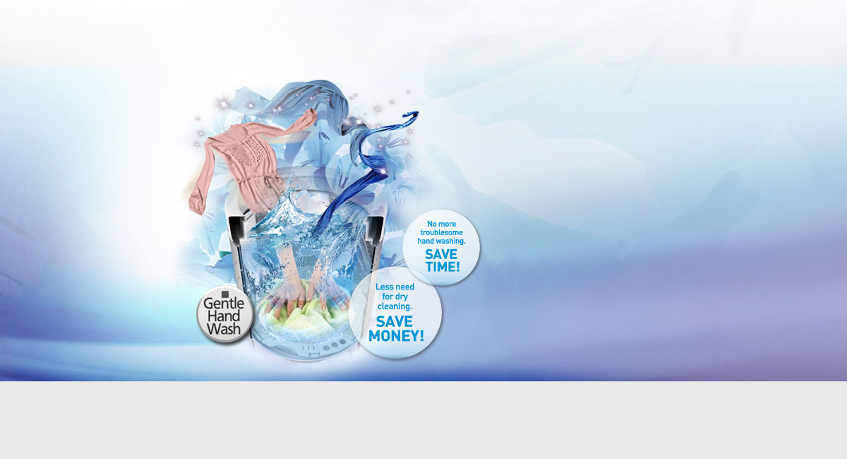 GENTLE WASHING FOR PEACE OF MIND