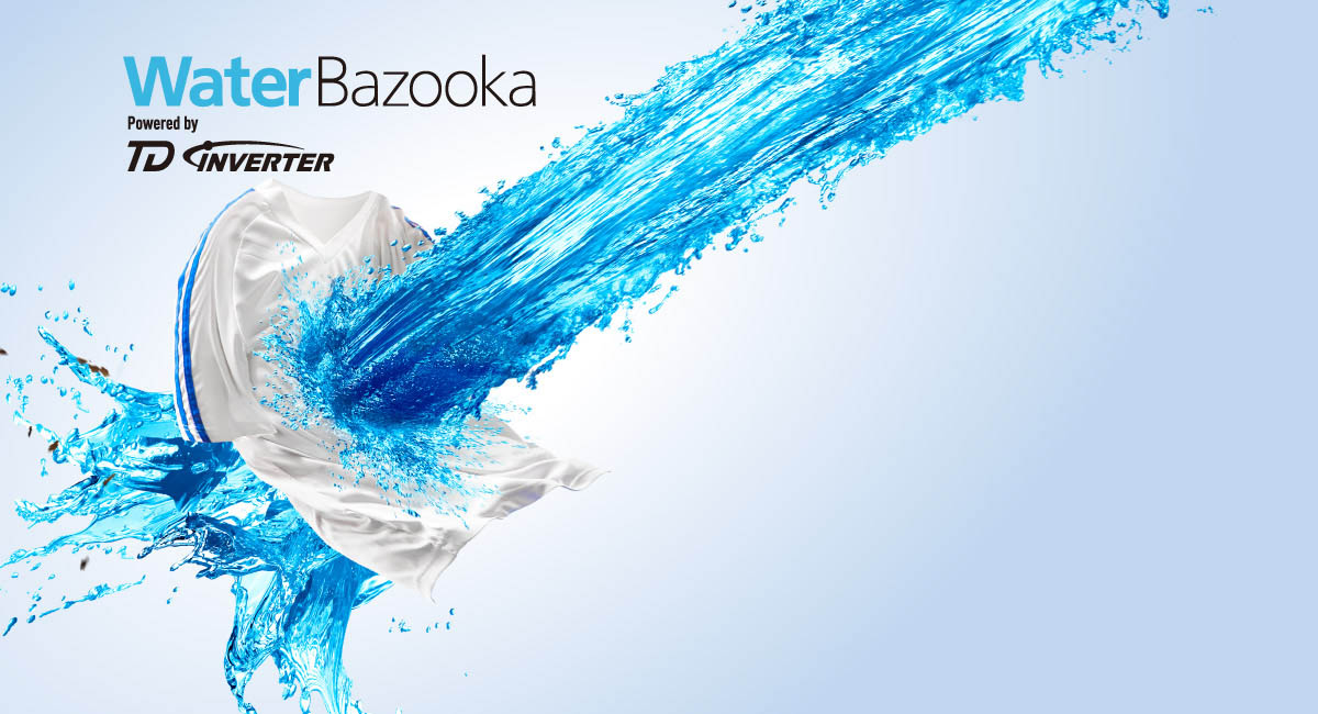 Powerful Water Blasts Stains Away