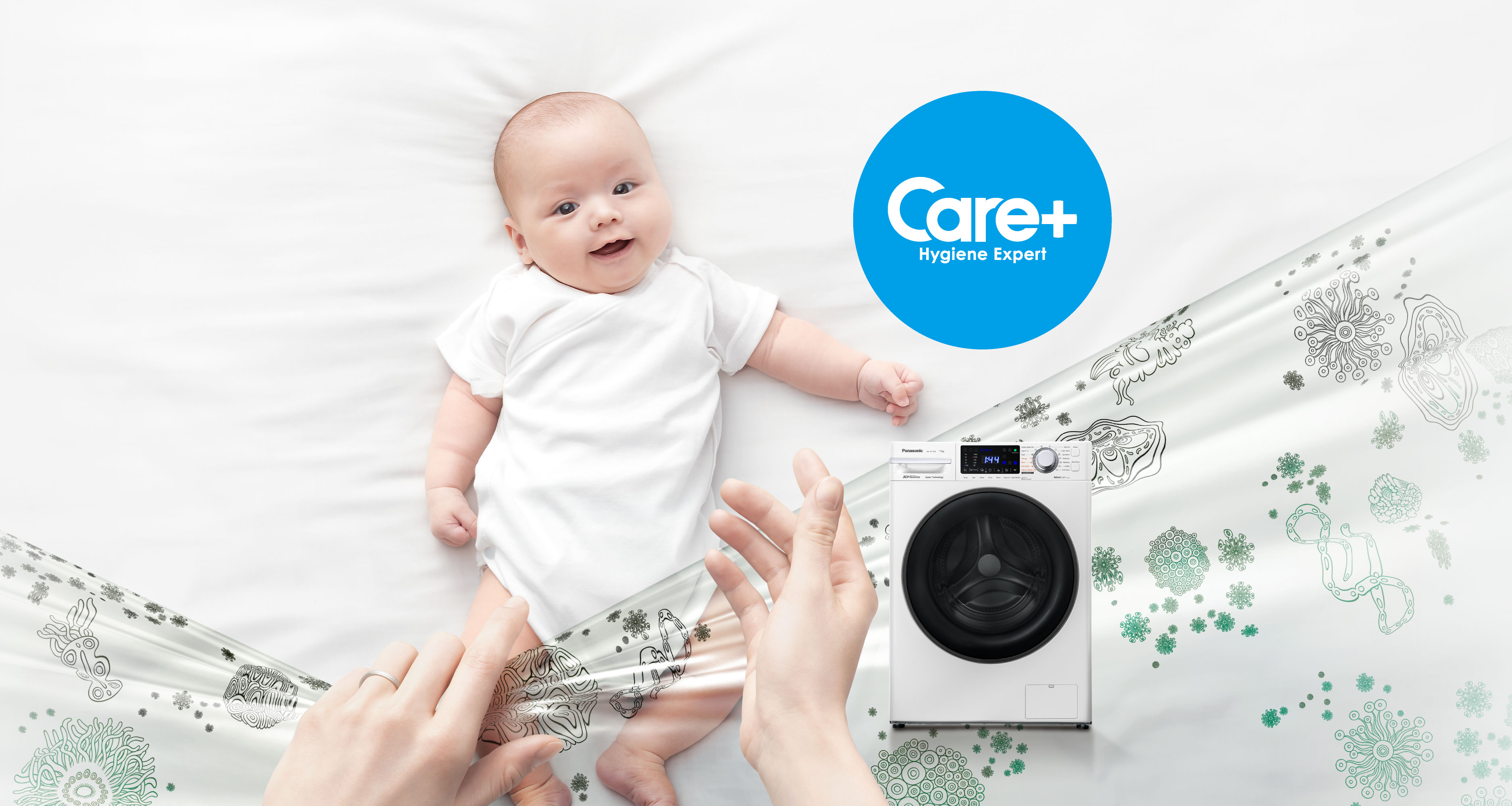 11KG Inverter Front Load Washer NAV11FG2WMY Panasonic MY