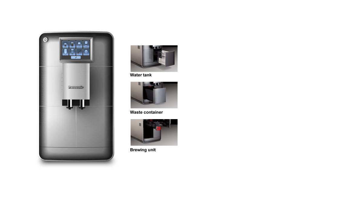 Space-efficient, full-front operation