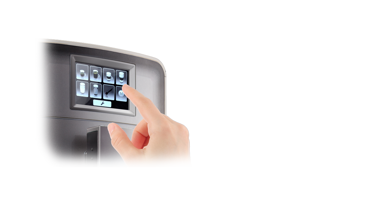 Advanced colour touch screen operation