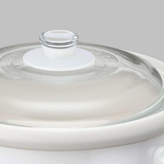 Glass Lid with Protective Silicone Rubber