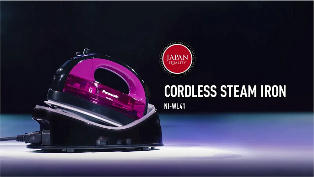 Freestyle Ironing | Panasonic Cordless Iron