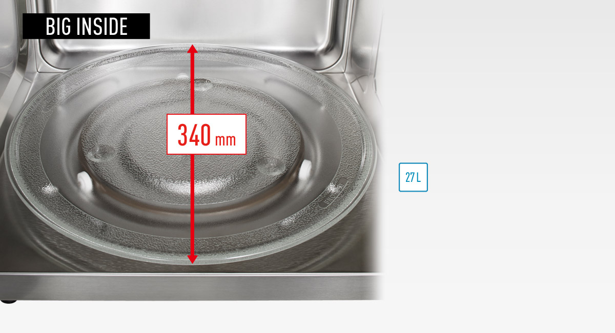 Increased Cooking Space