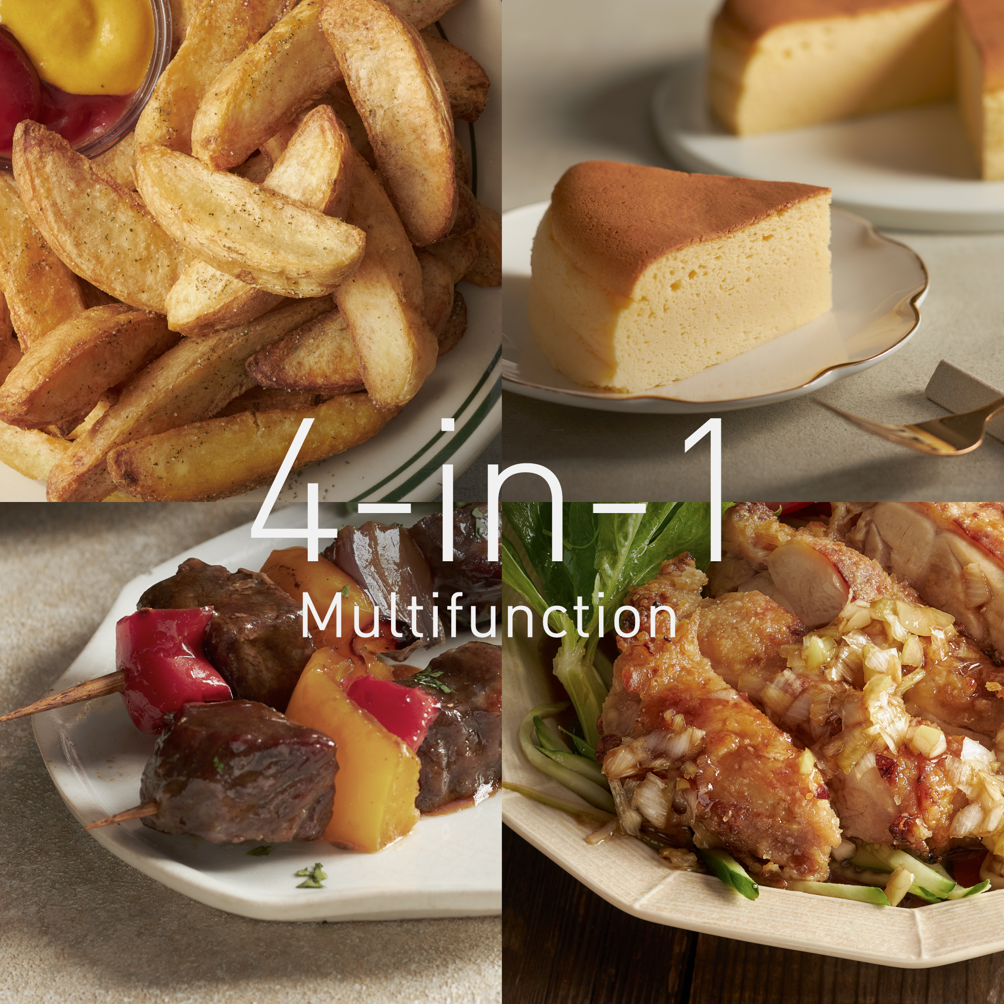 4-in-1 Multifunction in Just One