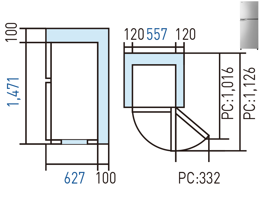 INSTALLATION SPACING