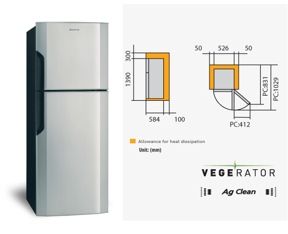 2 Door Refrigerator NR-BJ226SN
