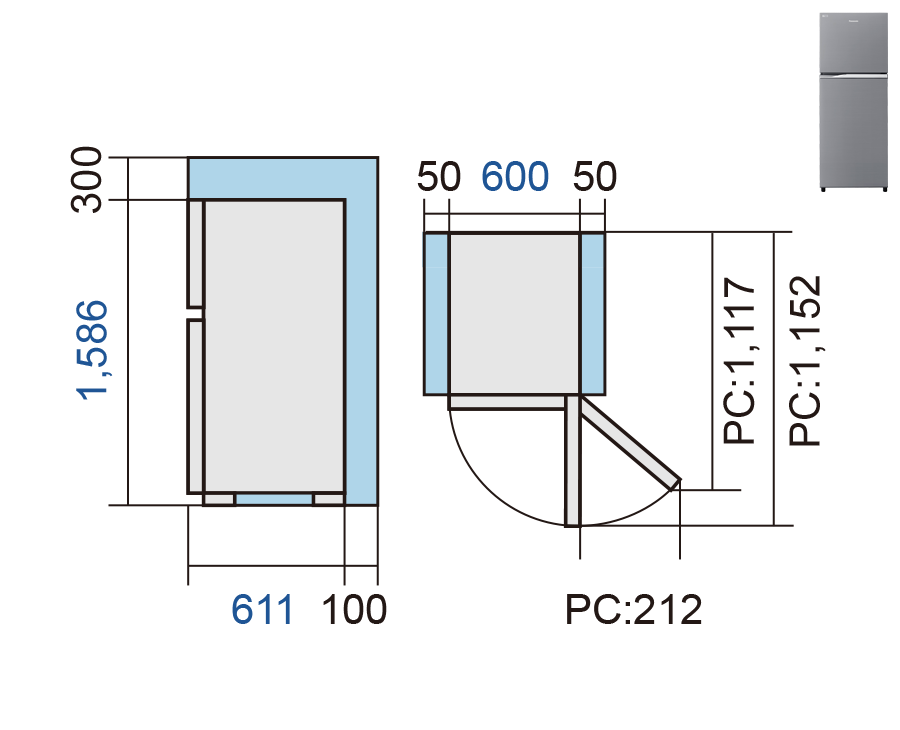 INSTALLATION SPACING