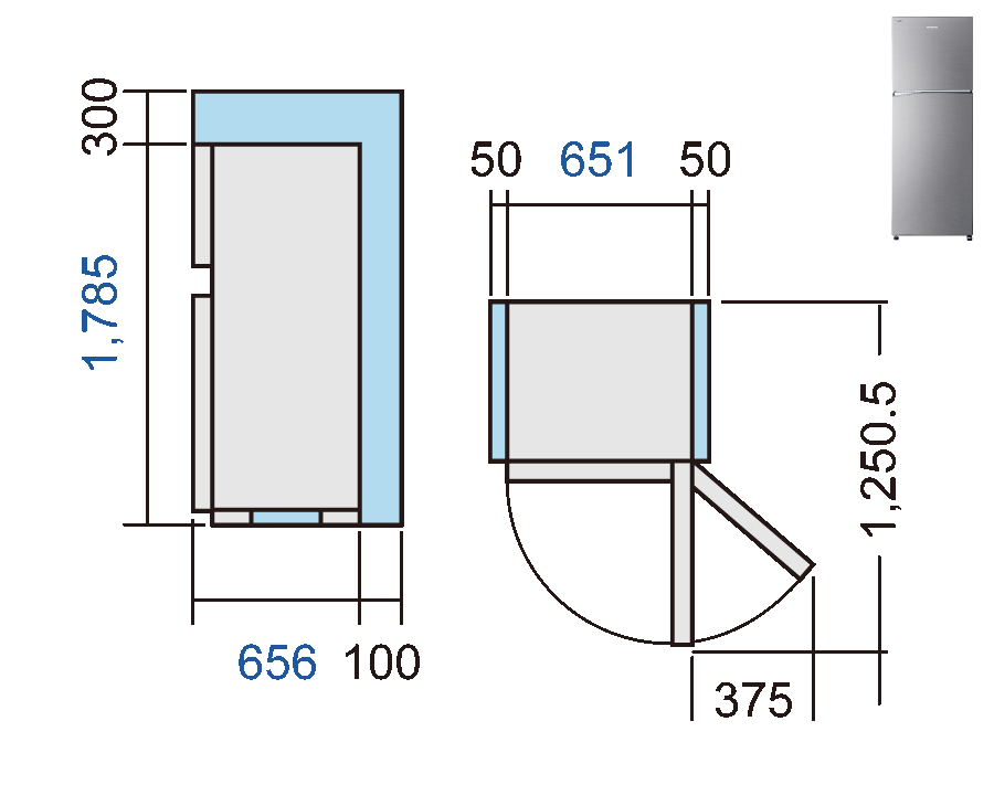 INSTALLATION SPACING