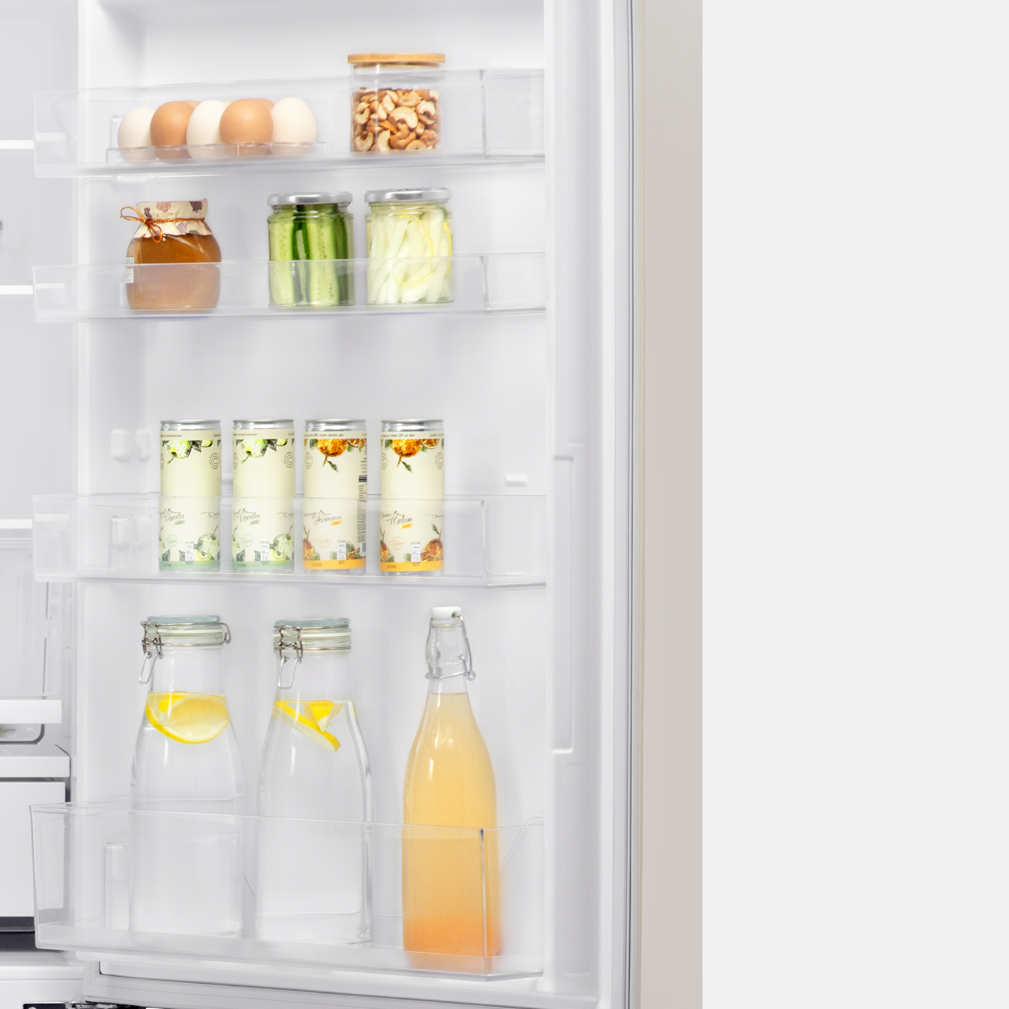 Large, Clear Door Pockets