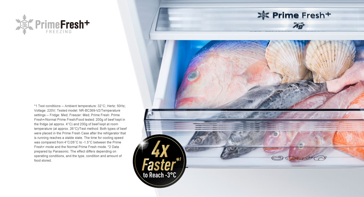 Faster Soft Freezing Keeps Food Fresh