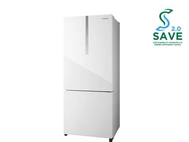 Photo of 2-door Bottom Freezer Refrigerator NR-BX421WGWM Glass Door Series