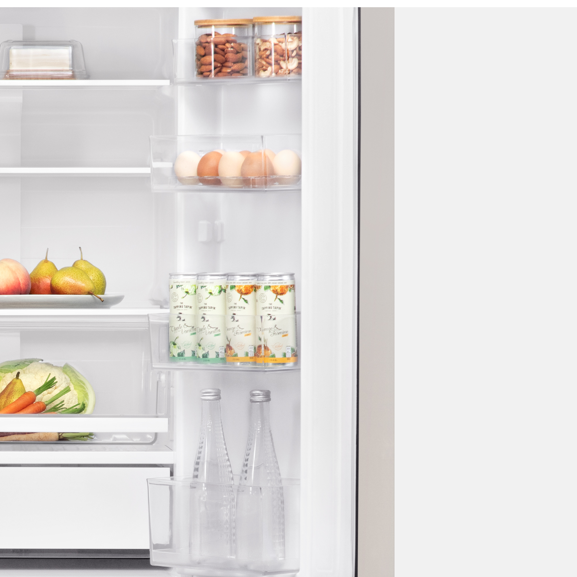 Large, Clear Door Pockets