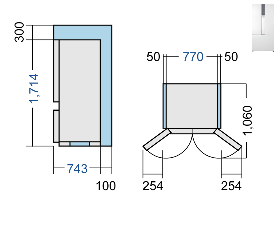 INSTALLATION SPACING