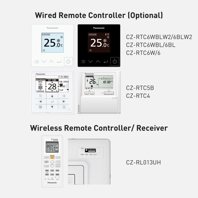 Wireless, Wired Remote Controller
