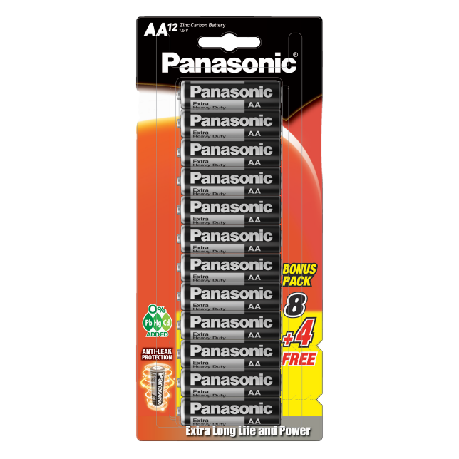 Photo of Zinc Carbon Batteries R6NP 12pcs (AA size)