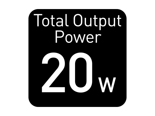 Total Output Power 20W