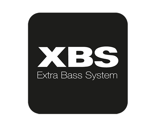 Clear sound with extra deep bass