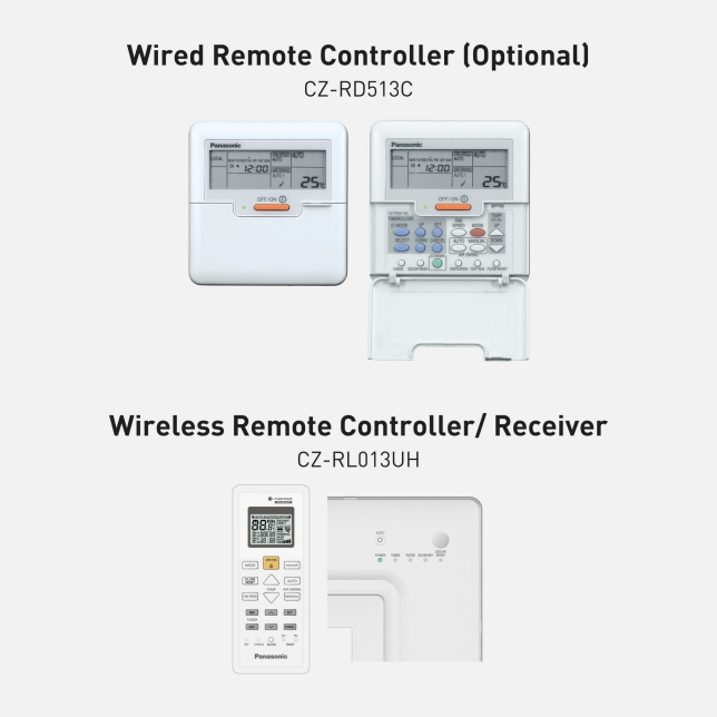 Wireless, Wired Remote Controller