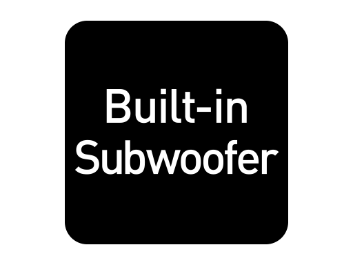 Dual Built-in Subwoofers
