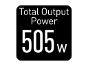 Total Output Power 505W