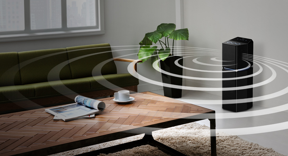 Dynamic Sound From all-in-one Speaker