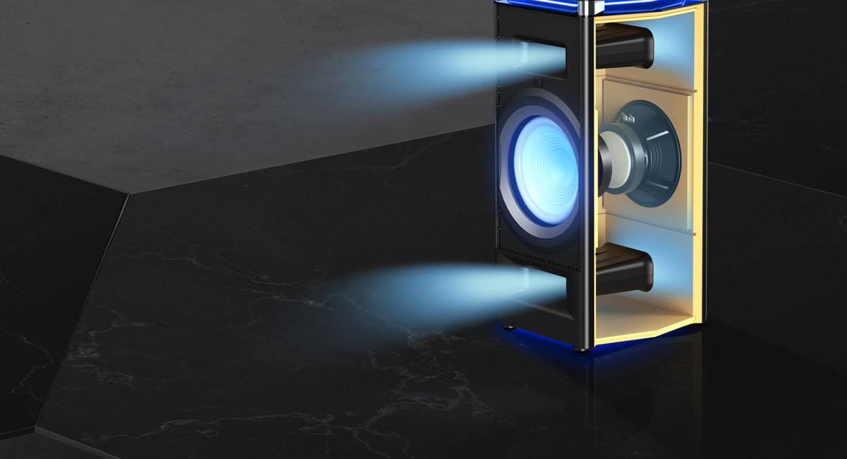 Overwhelming bass and resonance