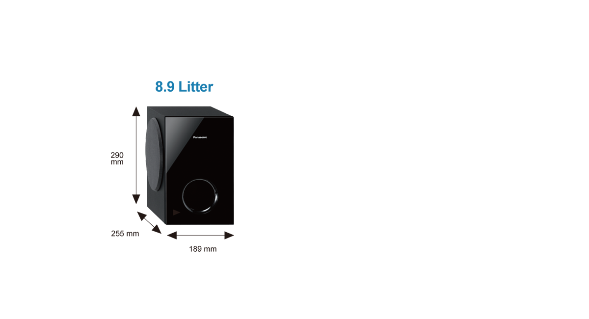 Powerful Bass-reflex Subwoofer