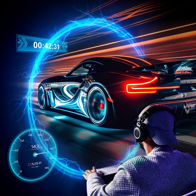 Be at one with on-screen gaming action