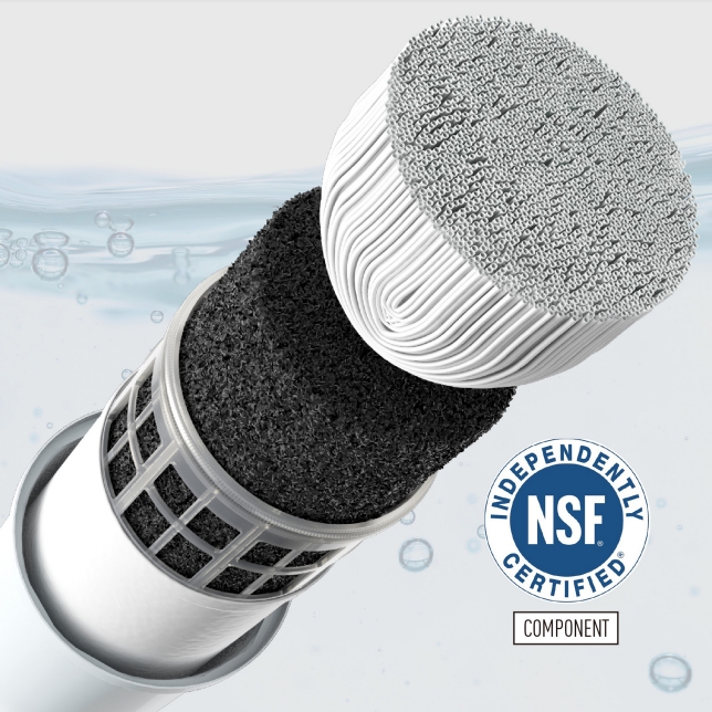 We Use NSF42 Certified Activated Carbon