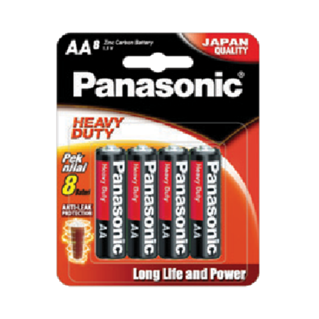 Photo of Zinc Carbon Batteries UM-3HD 8pcs (AA size)