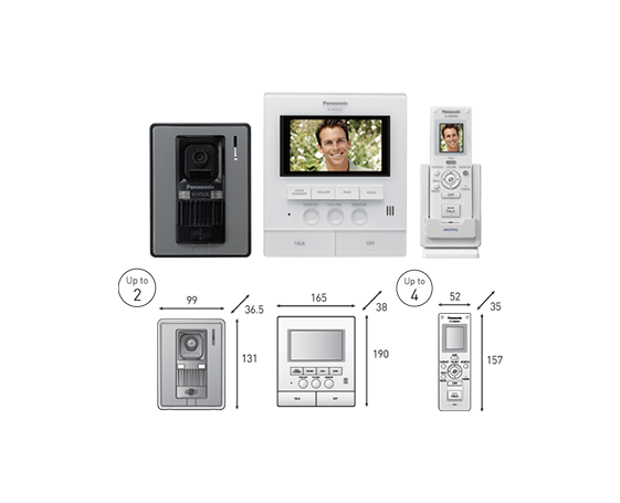 [DISCONTINUED] Wireless Video Intercom System - Standard VL-SWD251BX