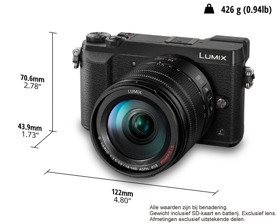LUMIX DMC-GX80H Systeemcamera
