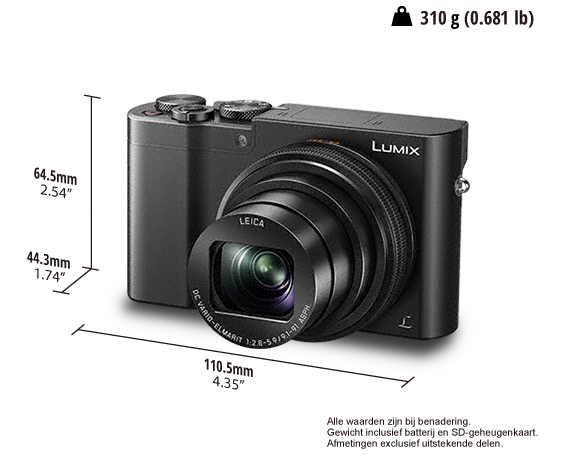 LUMIX DMC-TZ100 Superzoom camera