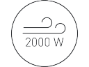 2000 W