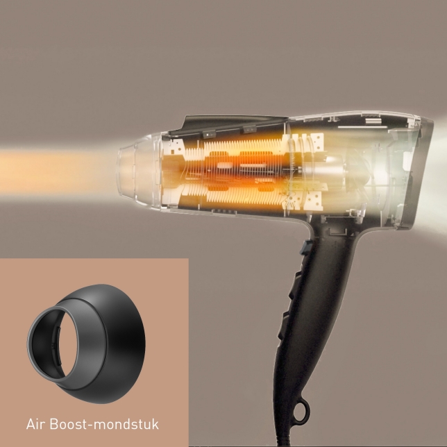 Air Boost-mondstuk: Sterkere luchtstroom