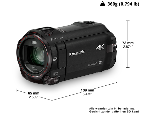 4K Ultra HD Camcorder HC-WX970